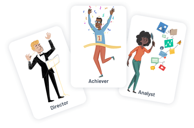 achiever group illustration